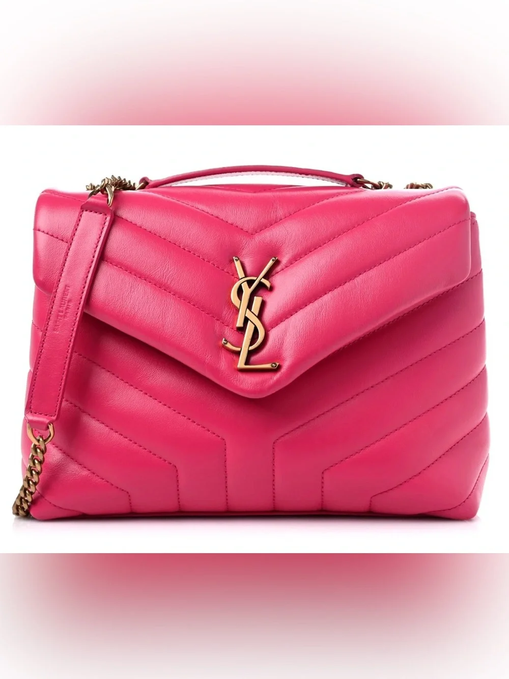 Saint Laurent Small Loulou Leather Shoulder Bag - Picture 3 of 9